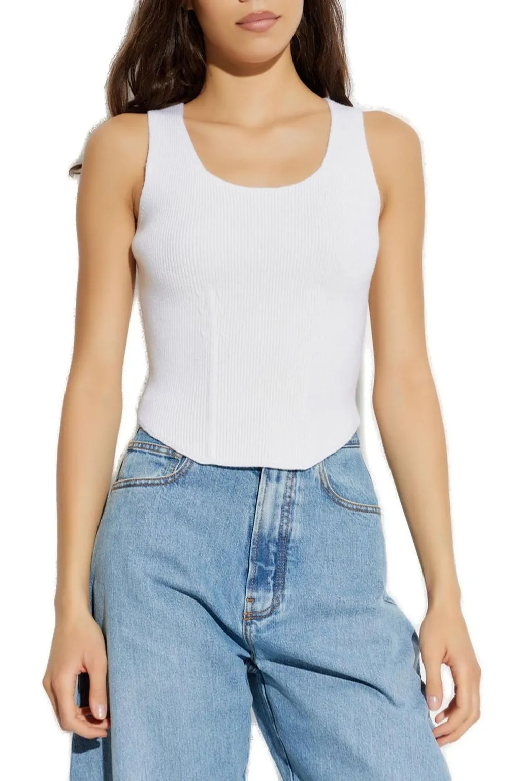 Crewneck Sleeveless T-Shirt