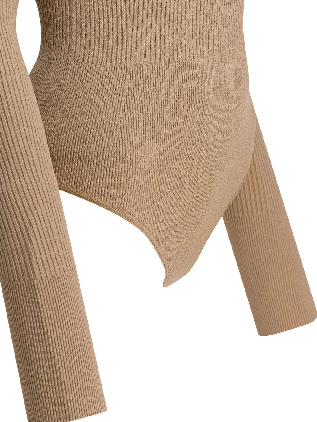 Off-Shoulder Ribbed Bodysuit