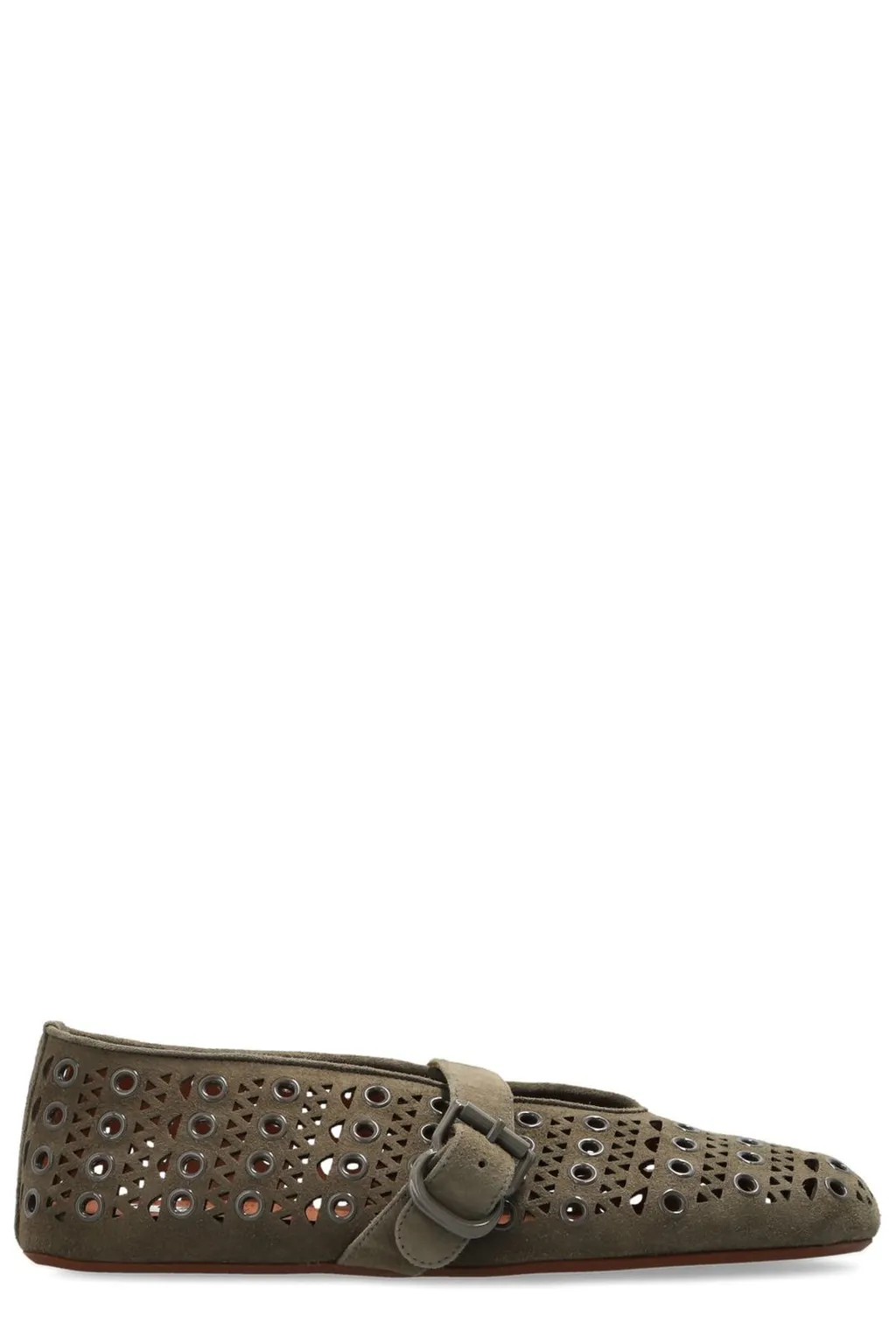 Eyelet Ballet Flats