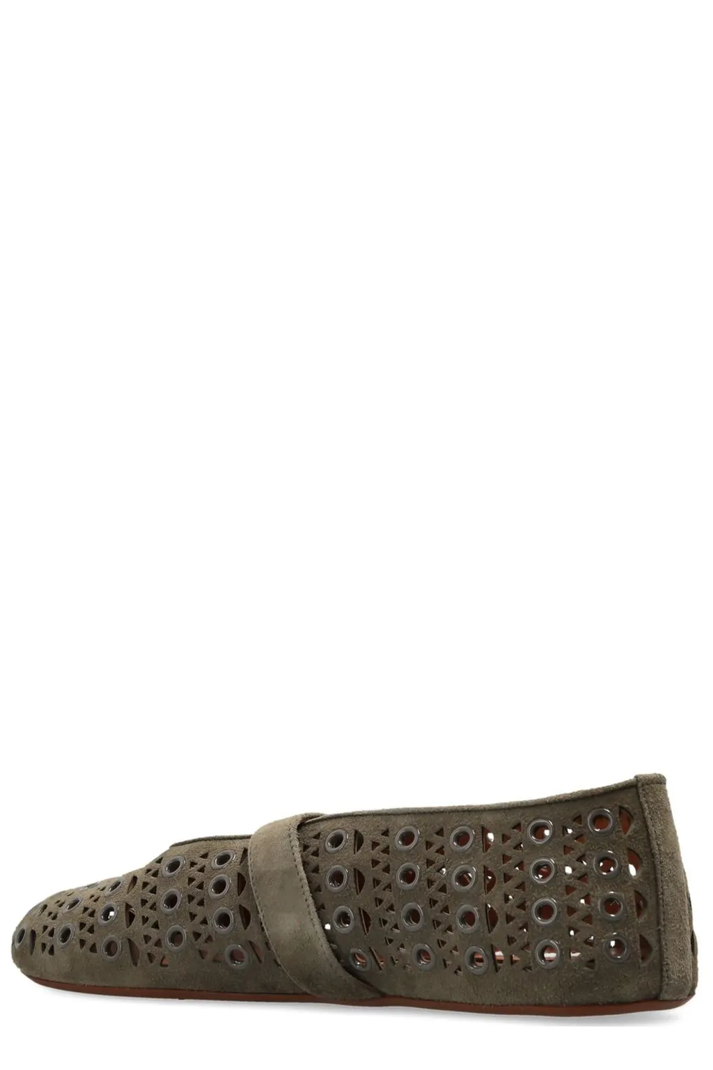 Eyelet Ballet Flats