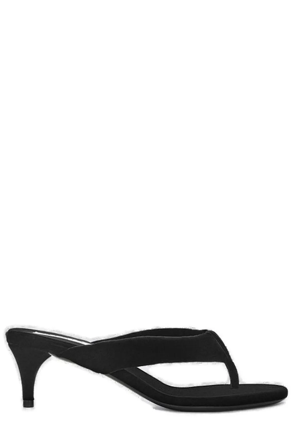Heeled Thong Mules
