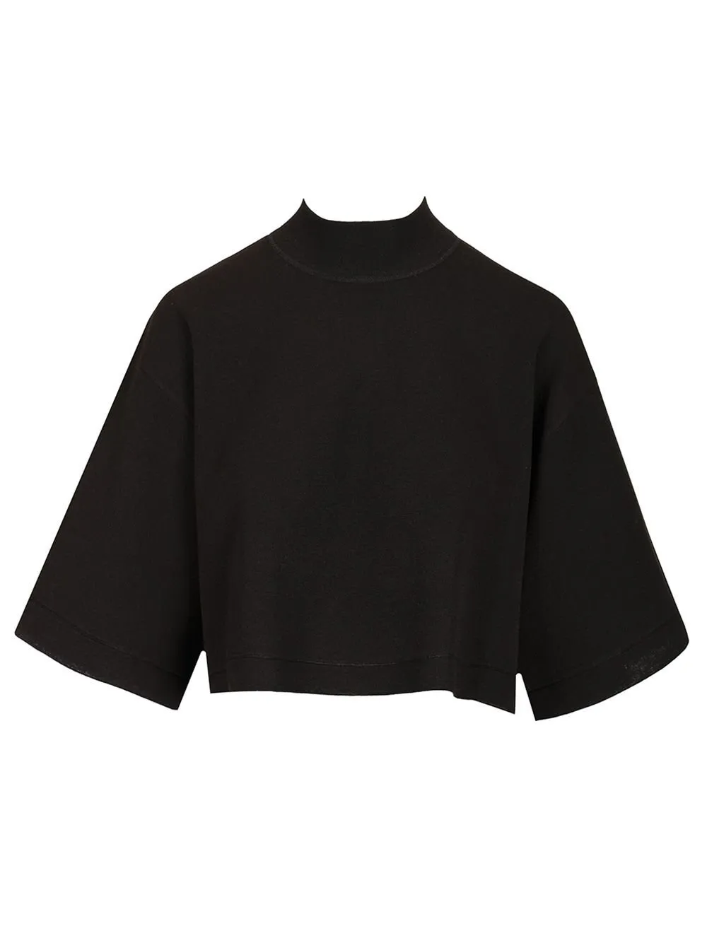 Knitted Cropped T-Shirt
