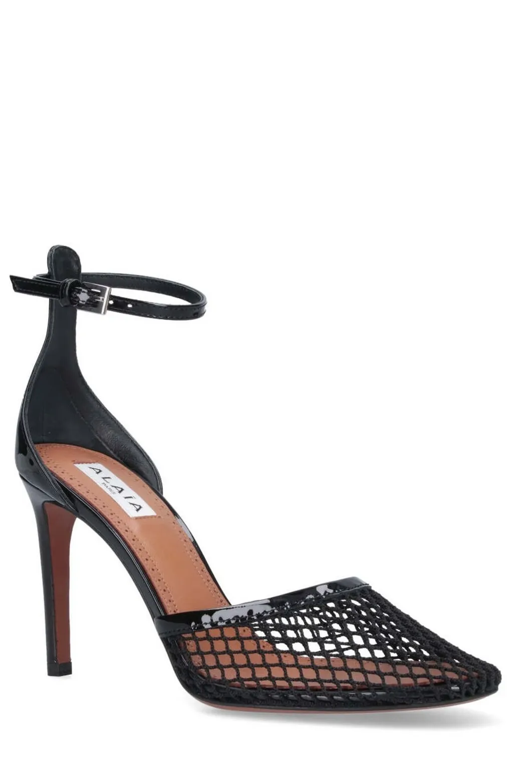 High Fishnet Pumps