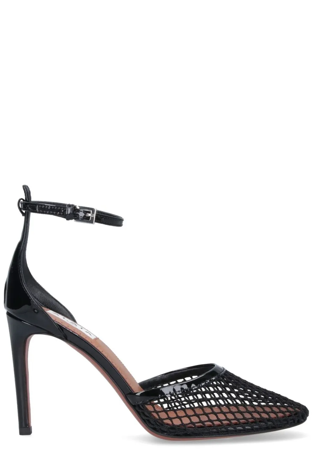 High Fishnet Pumps