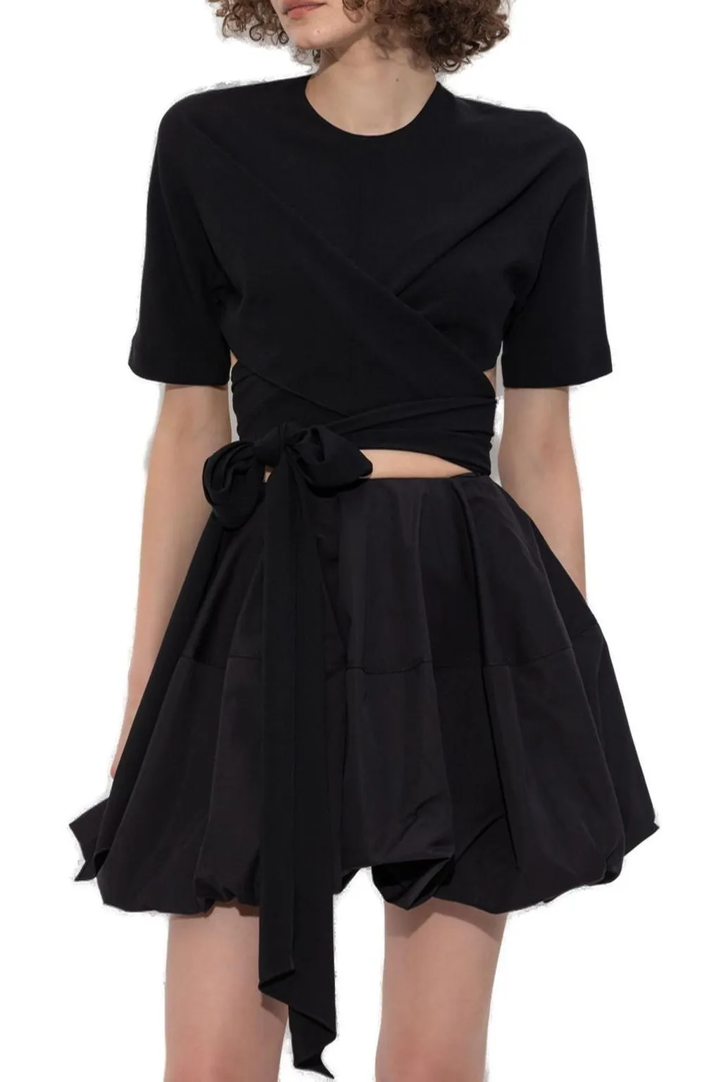 Bow Embellished Backless Top