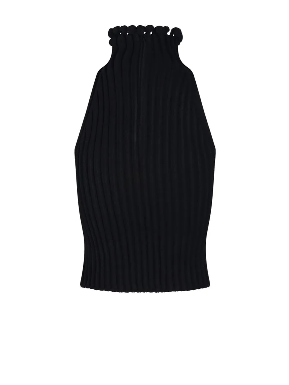 Ribbed Knit Halter Top