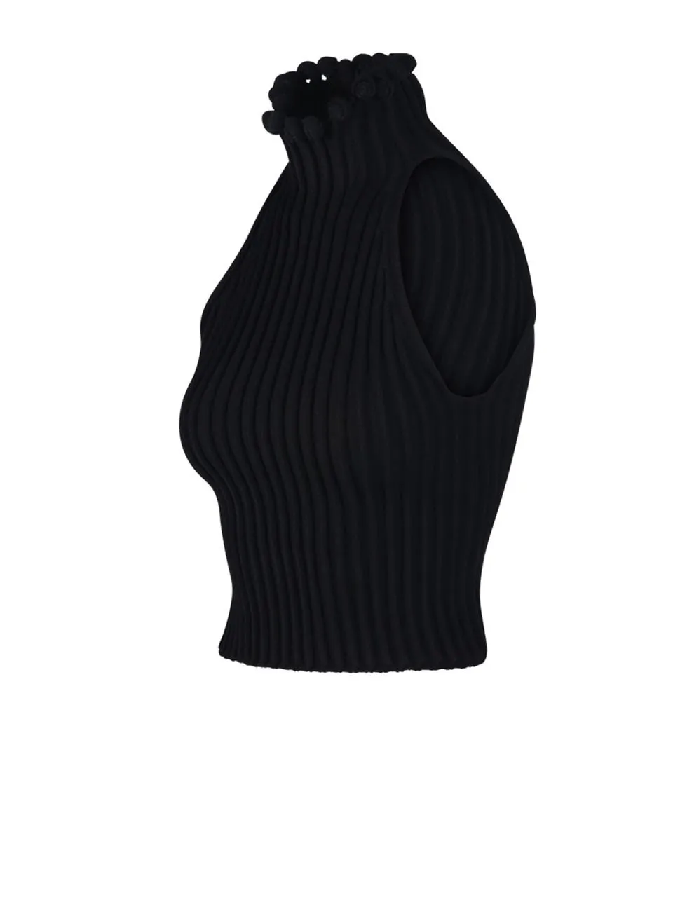 Ribbed Knit Halter Top
