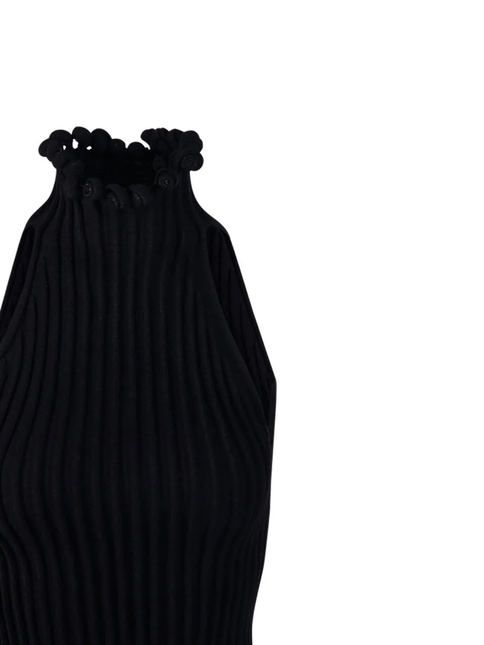 Ribbed Knit Halter Top
