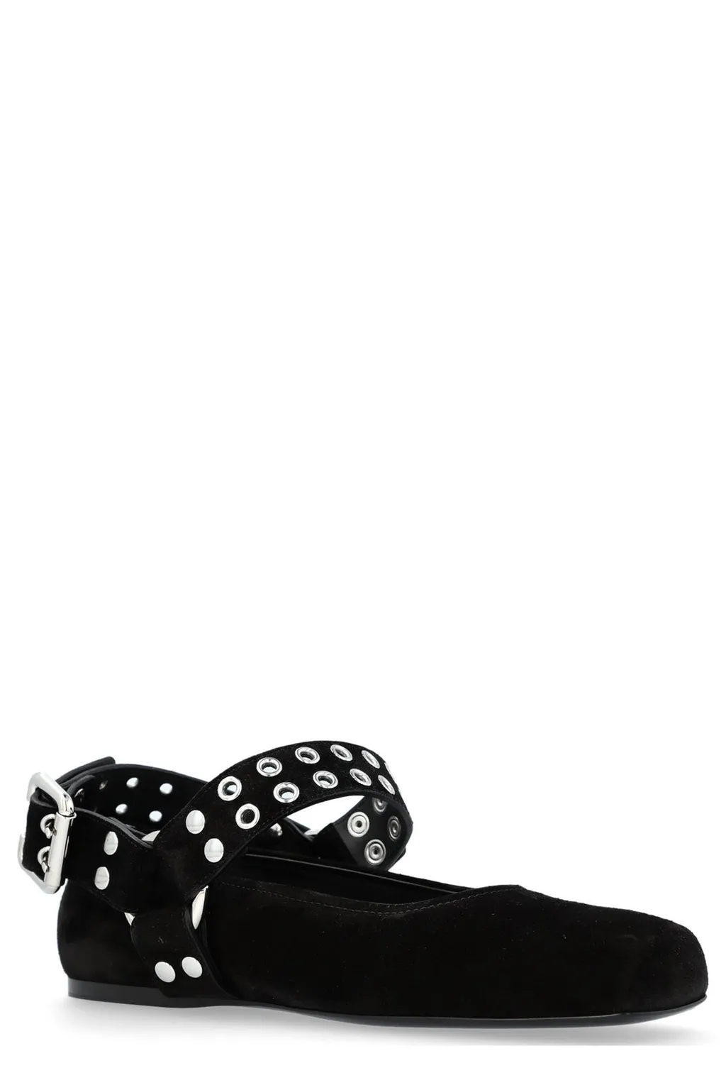 Biker Ballet Flats