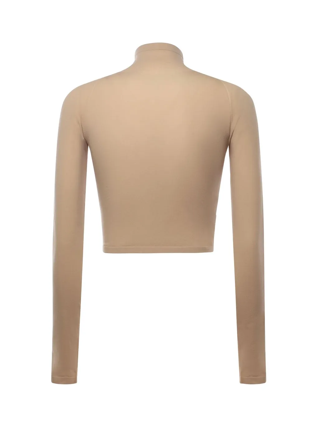 Roll-Neck Cropped Top