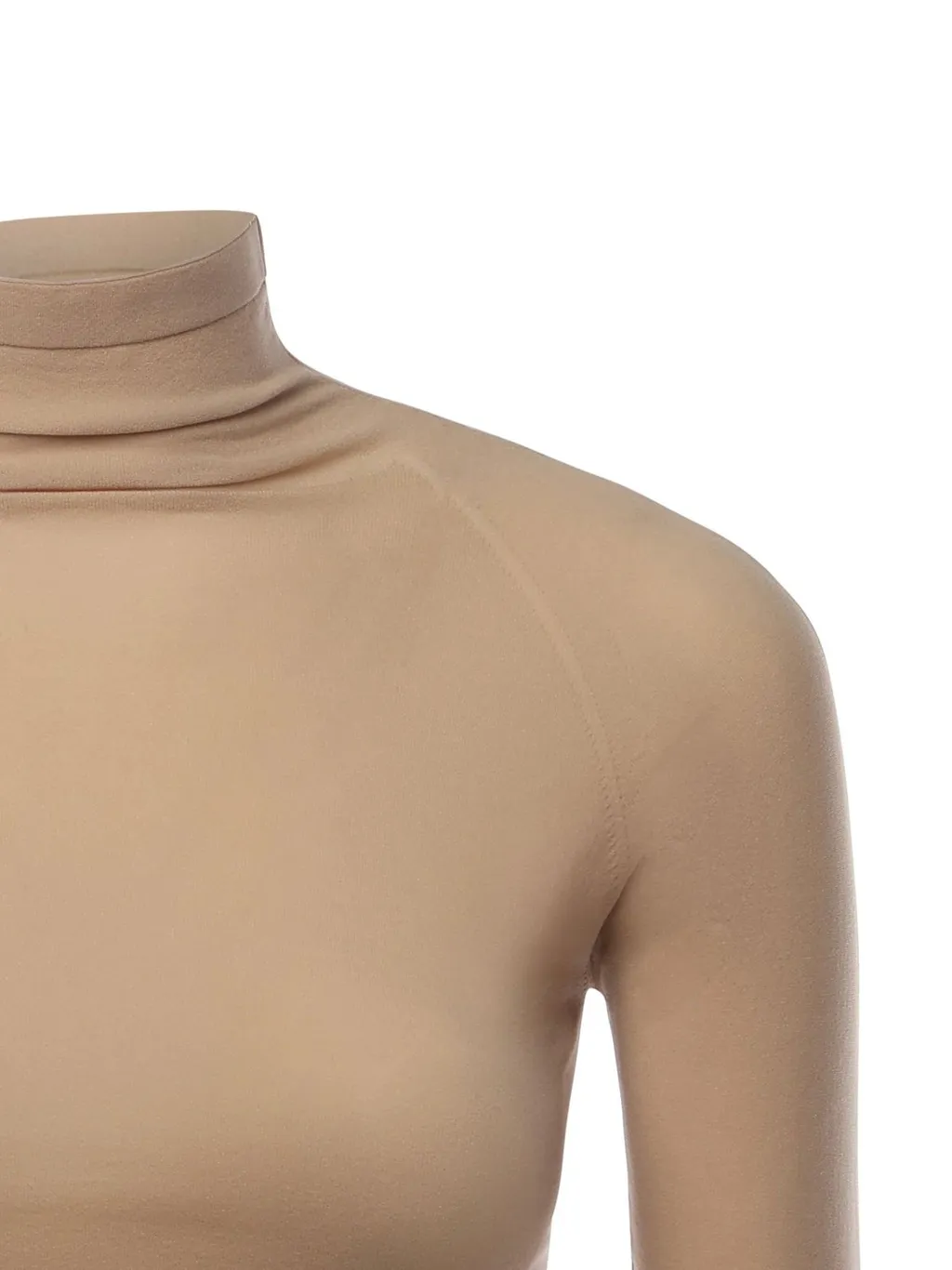 Roll-Neck Cropped Top