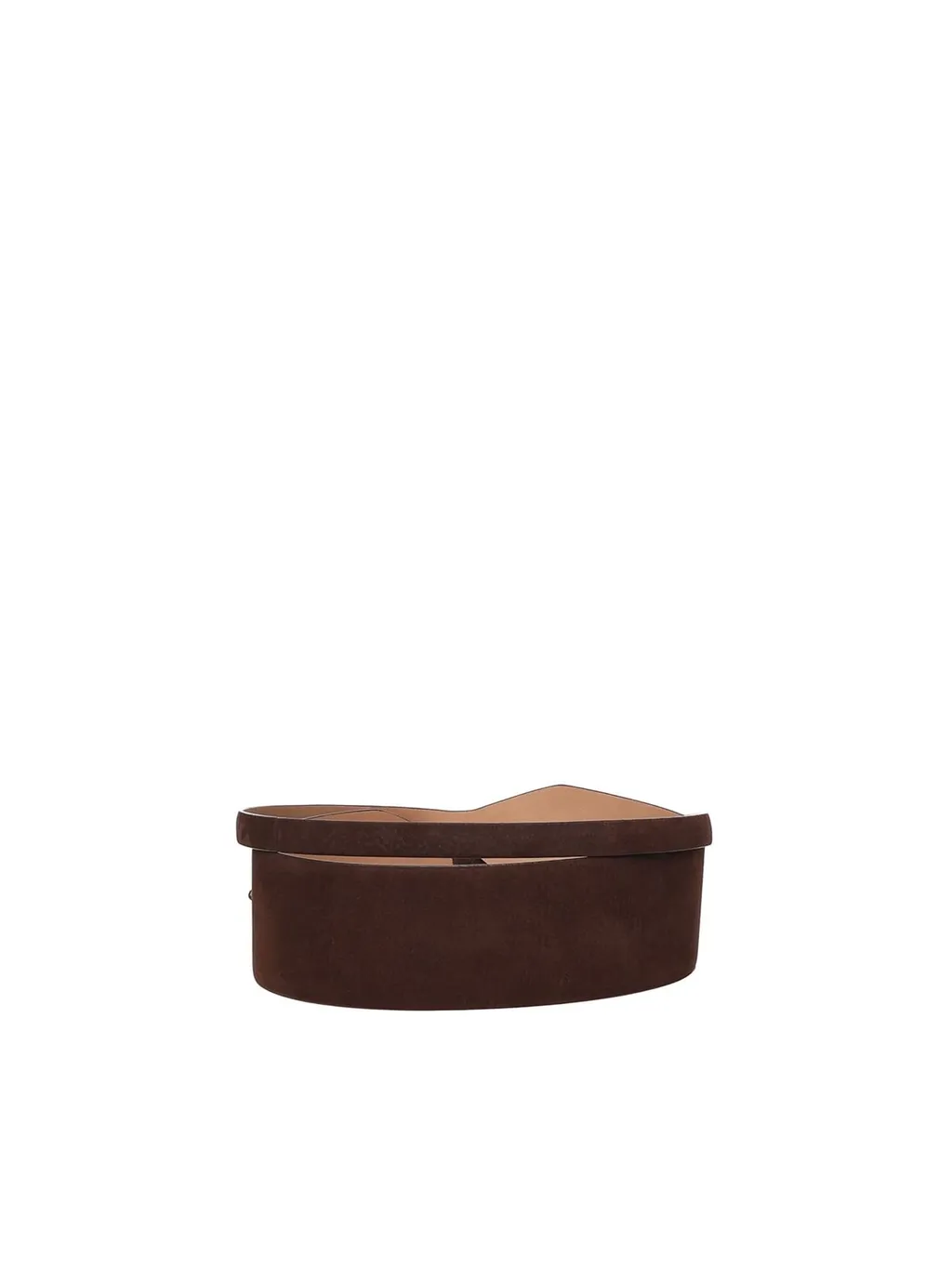 Asymmetric Buckle Detailed Belt