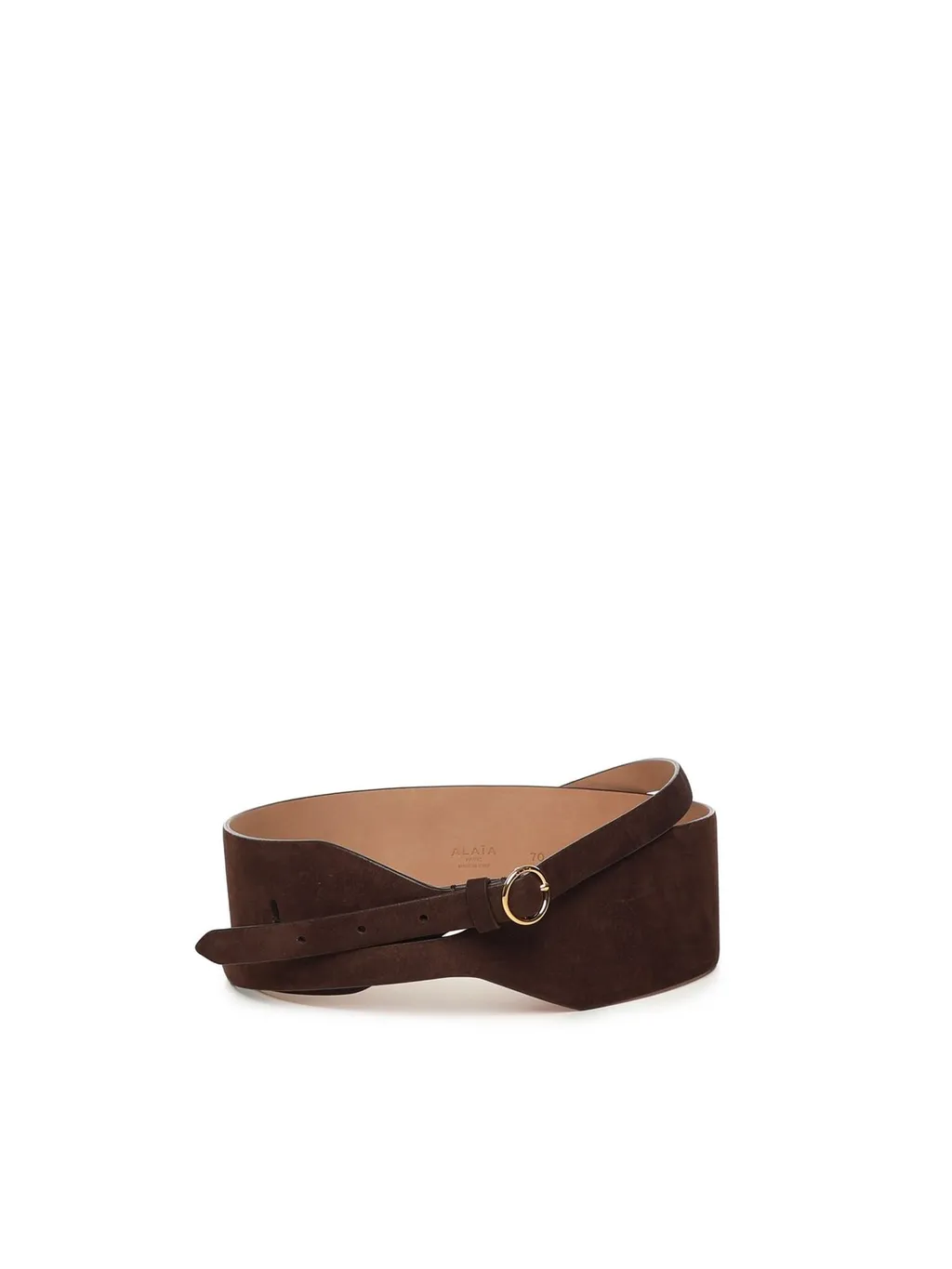 Asymmetric Buckle Detailed Belt