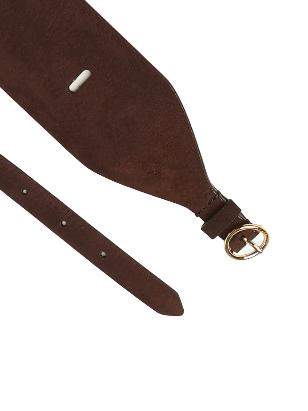 Asymmetric Buckle Detailed Belt