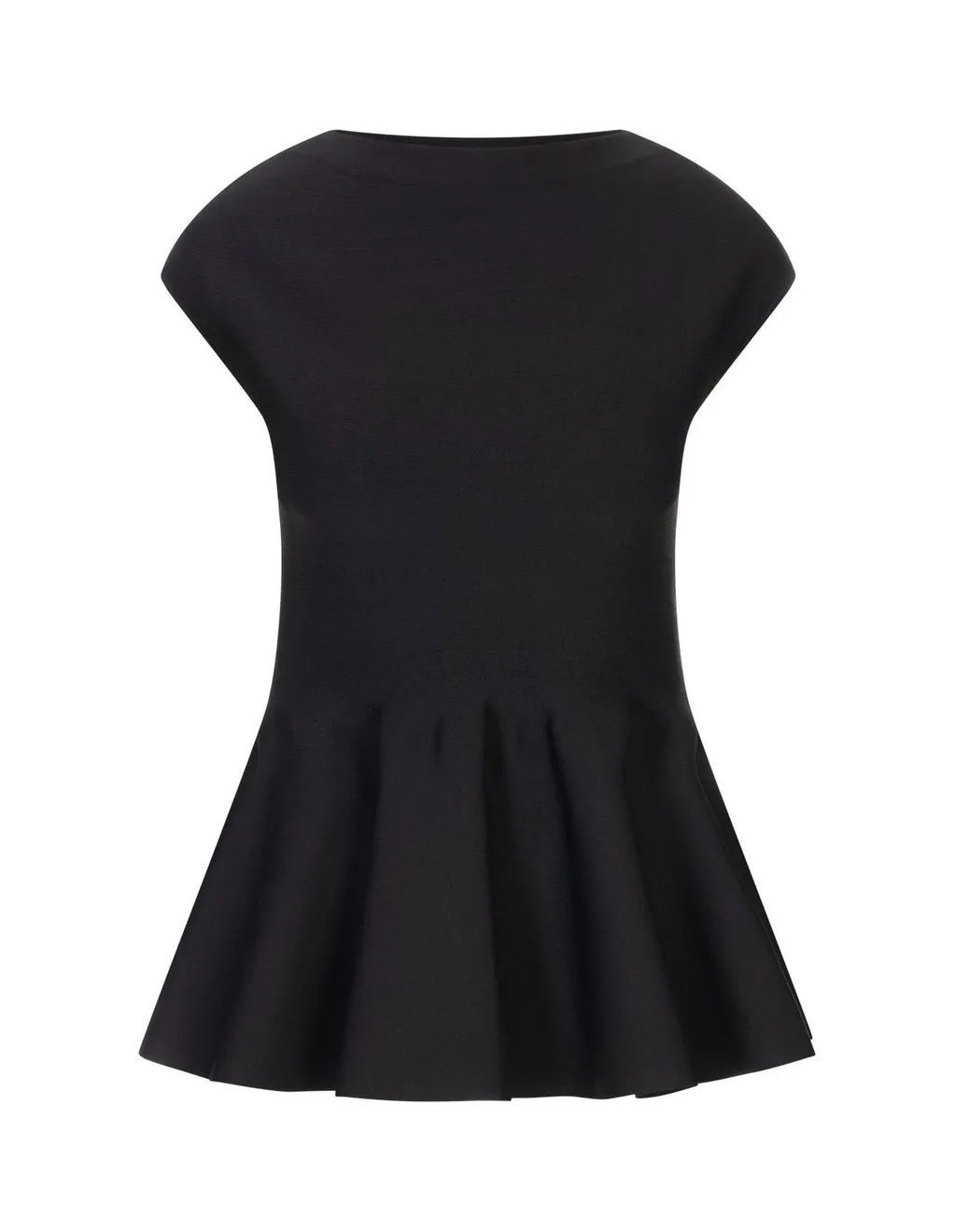 Knitted Peplum Top