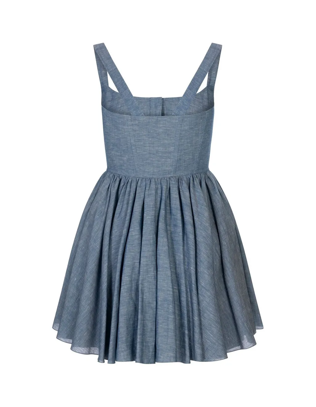 Chambray Skater Dress