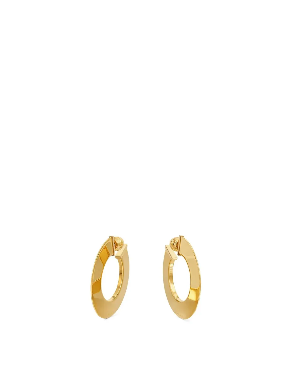 Small Blade Hoop Earrings