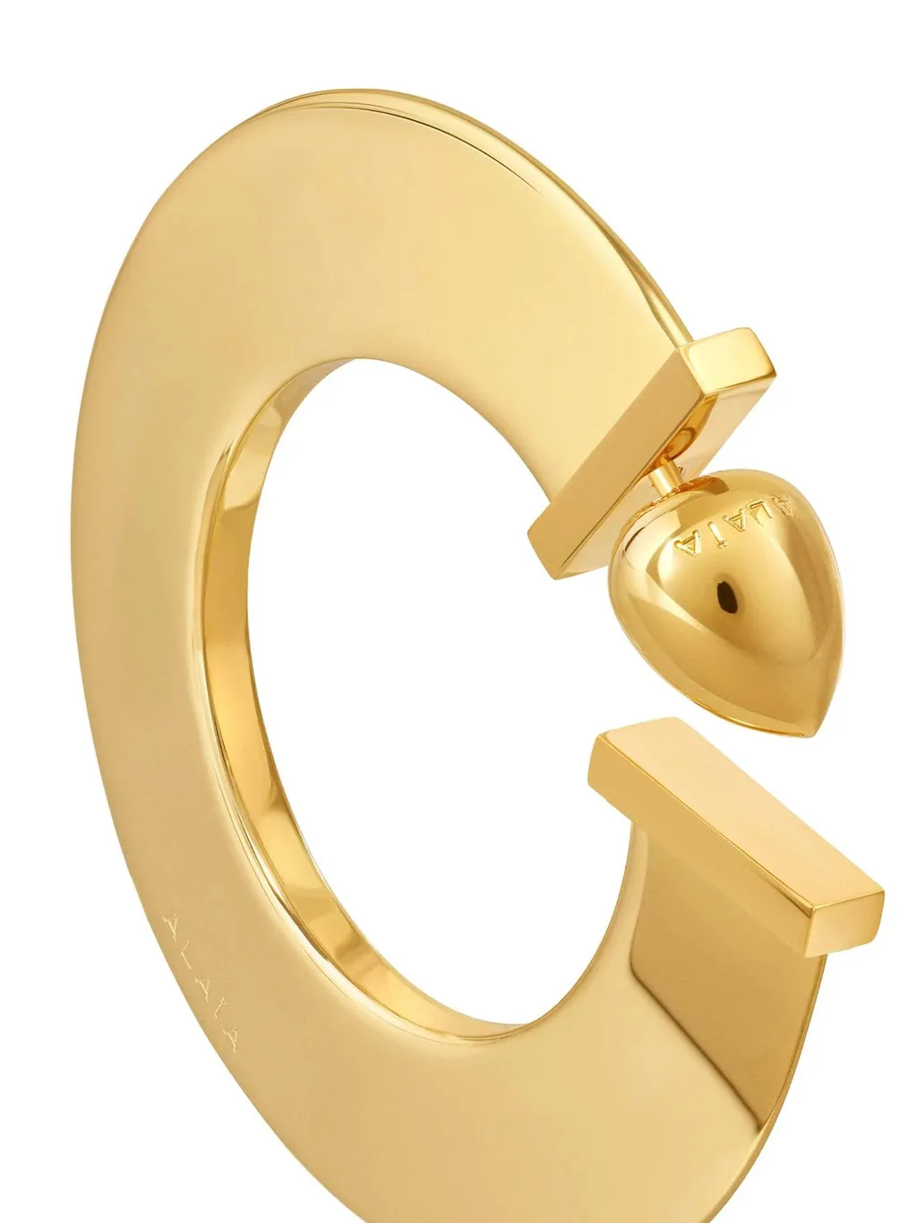 Small Blade Hoop Earrings