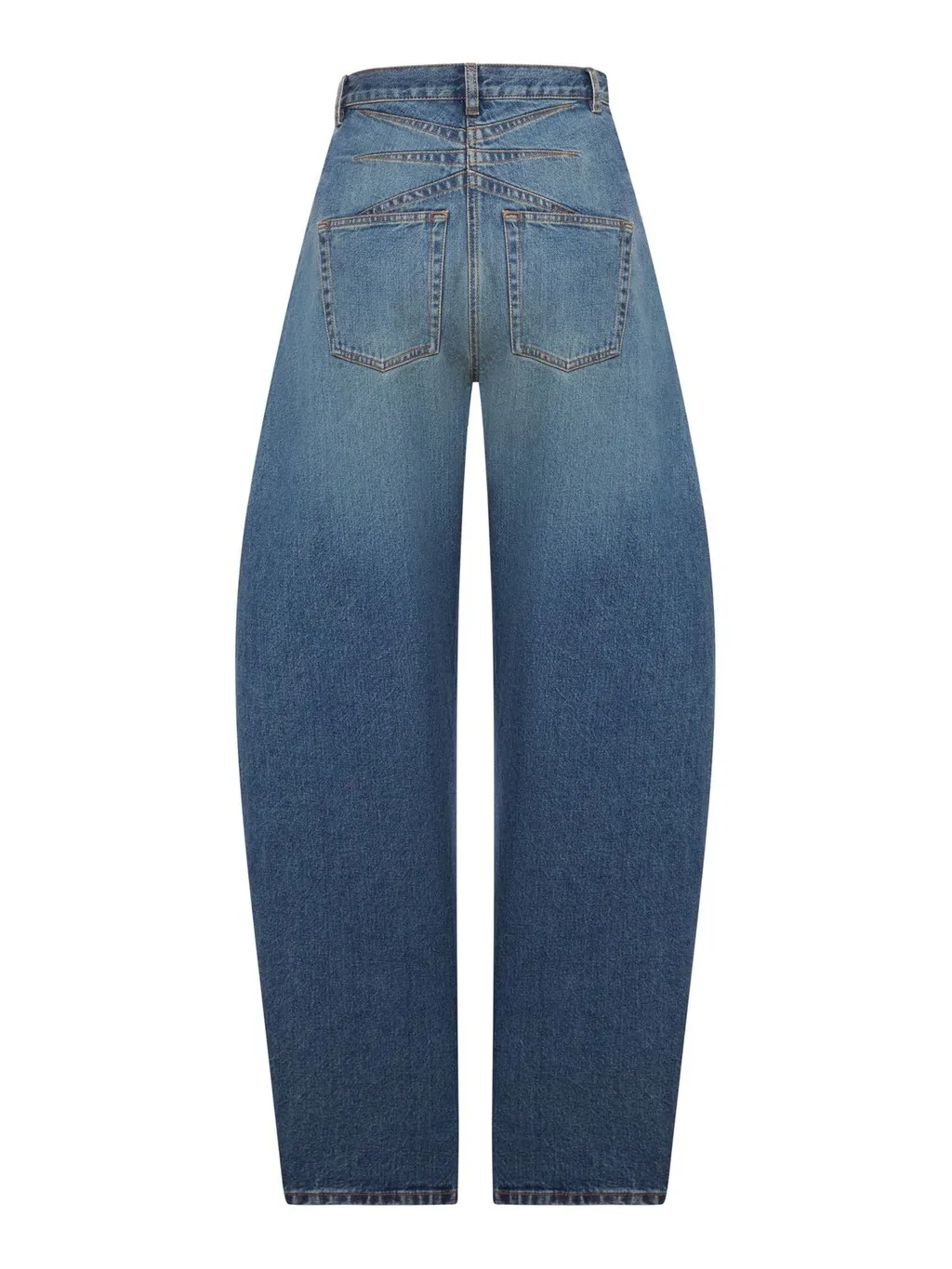 Round Denim Jeans
