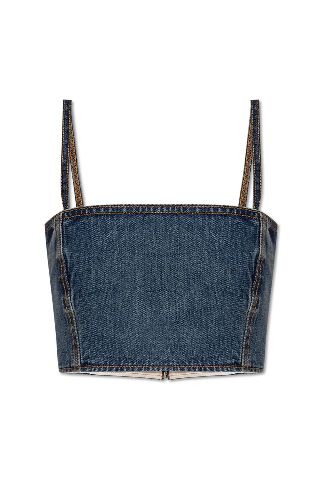 Denim Bustier Top
