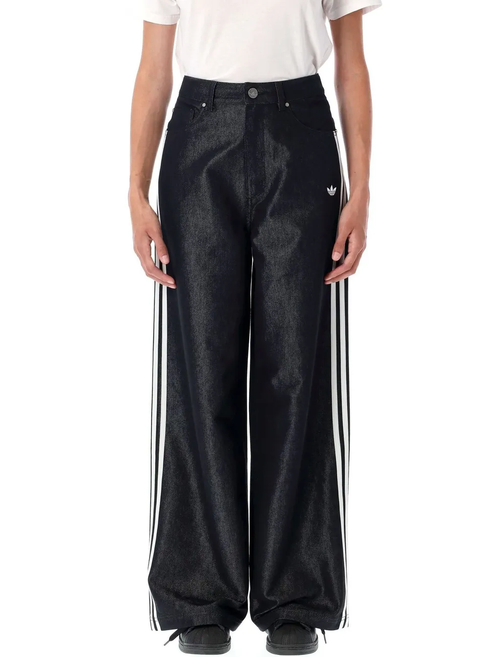 Stripe-Detailed Baggy Pants