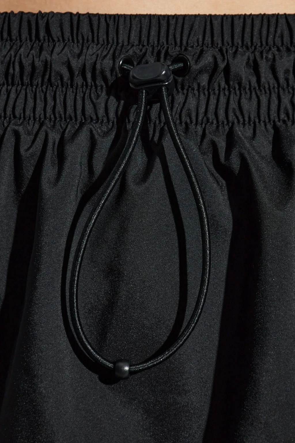 Ruched-Leg Drawstring Sweatpants