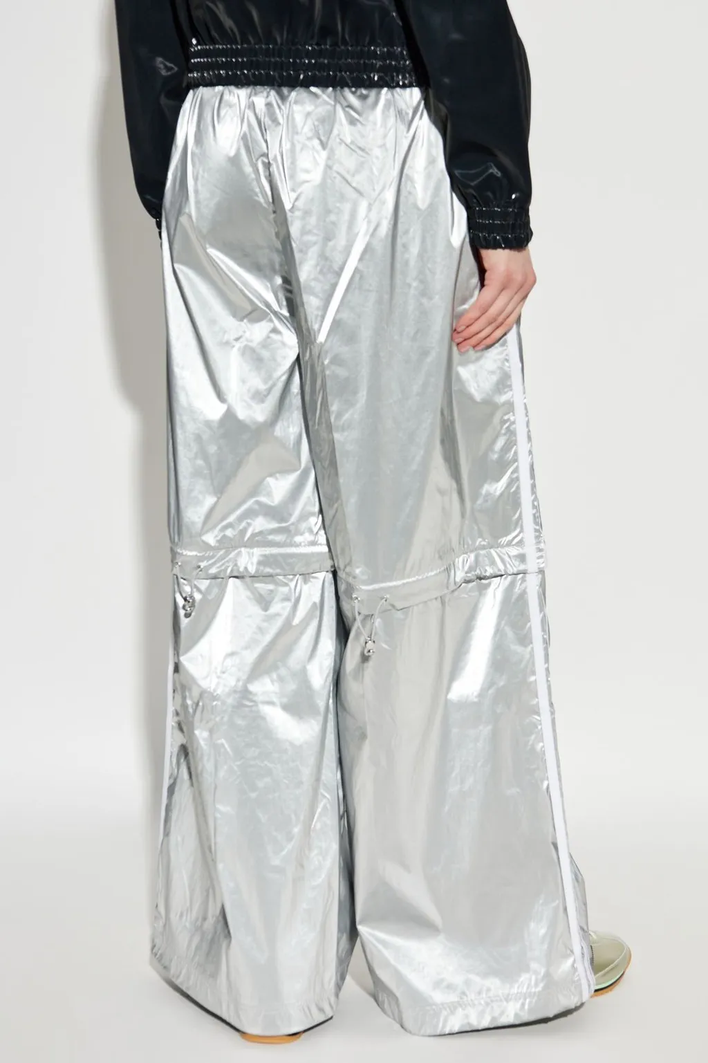 Detachable-Leg Wide Sweatpants