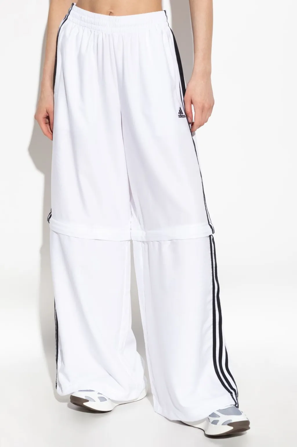 Detachable-Leg 3-Stripes Sweatpants