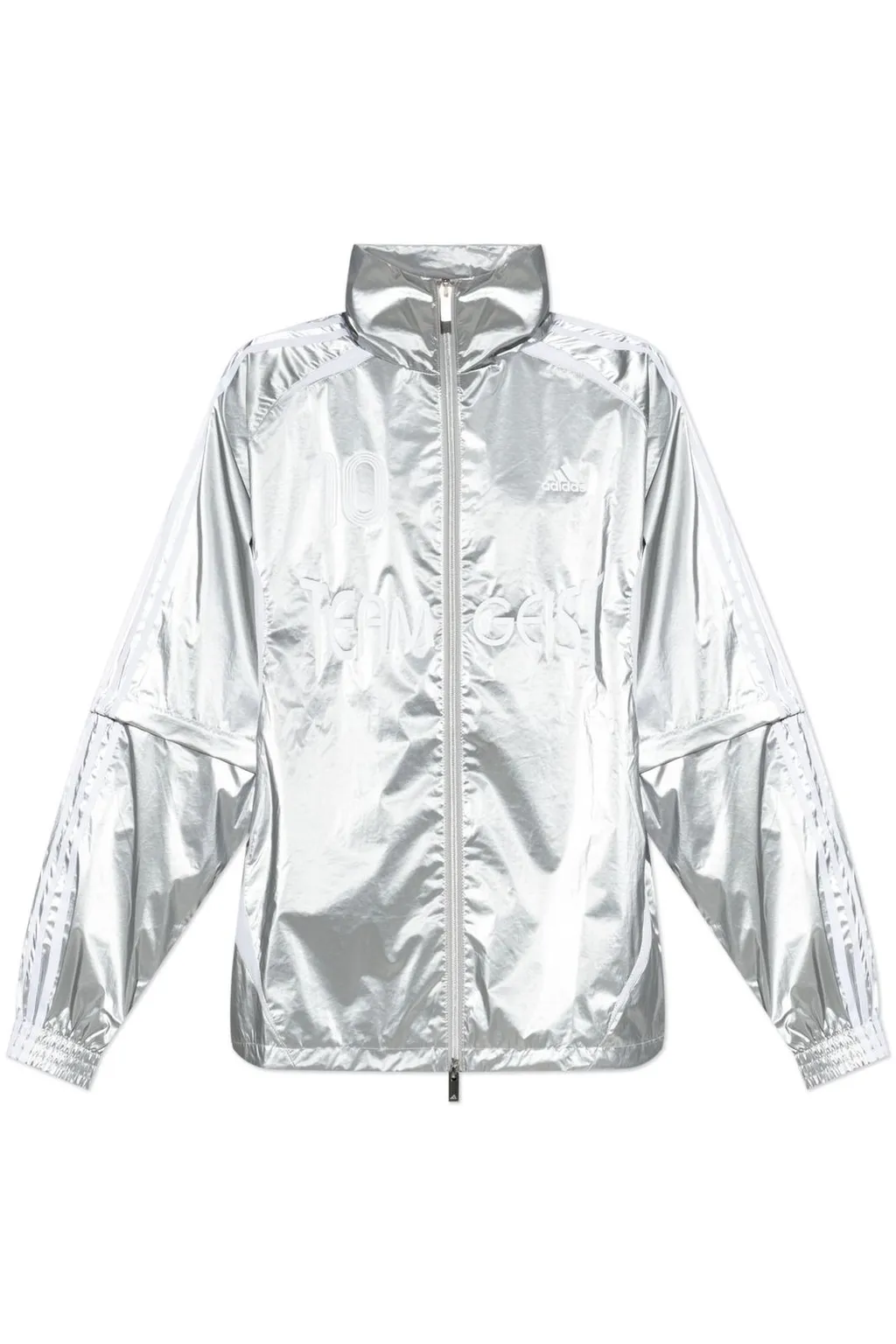Logo Printed Zipped Light Jacket