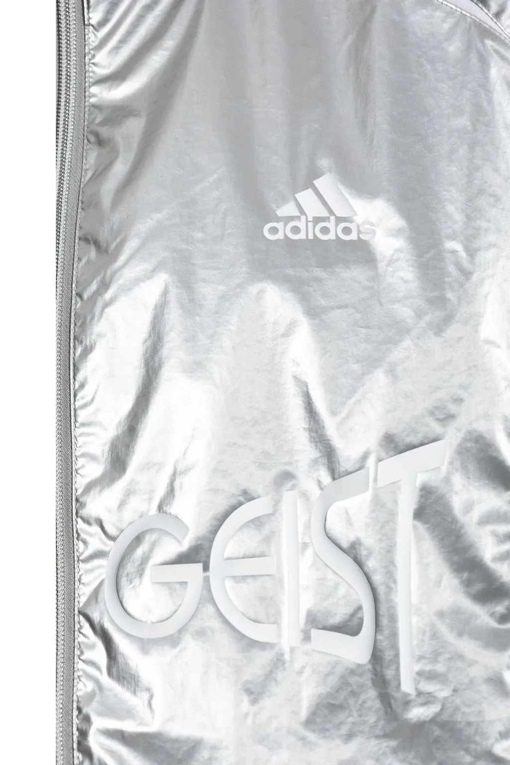 Logo Printed Zipped Light Jacket