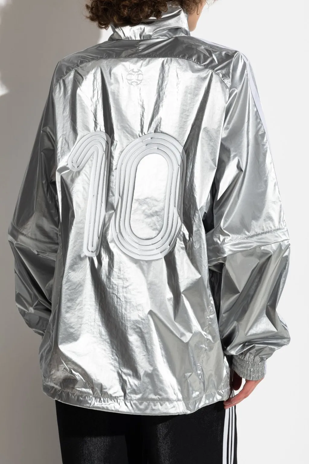 Logo Printed Zipped Light Jacket