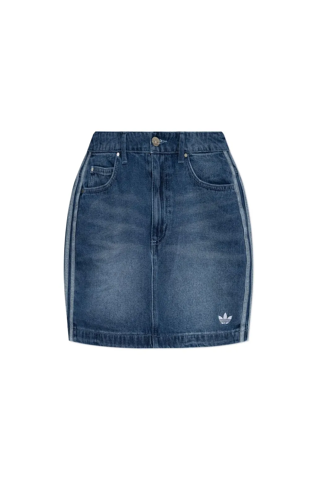 Adicolor 3-Stripes Denim Mini Skirt