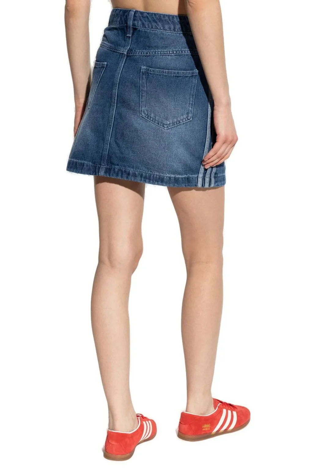 Adicolor 3-Stripes Denim Mini Skirt