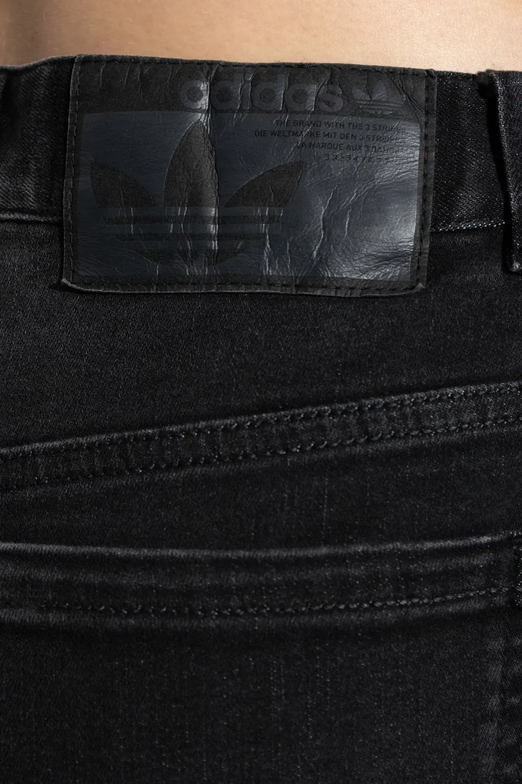 Logo Patch Flared Jeans