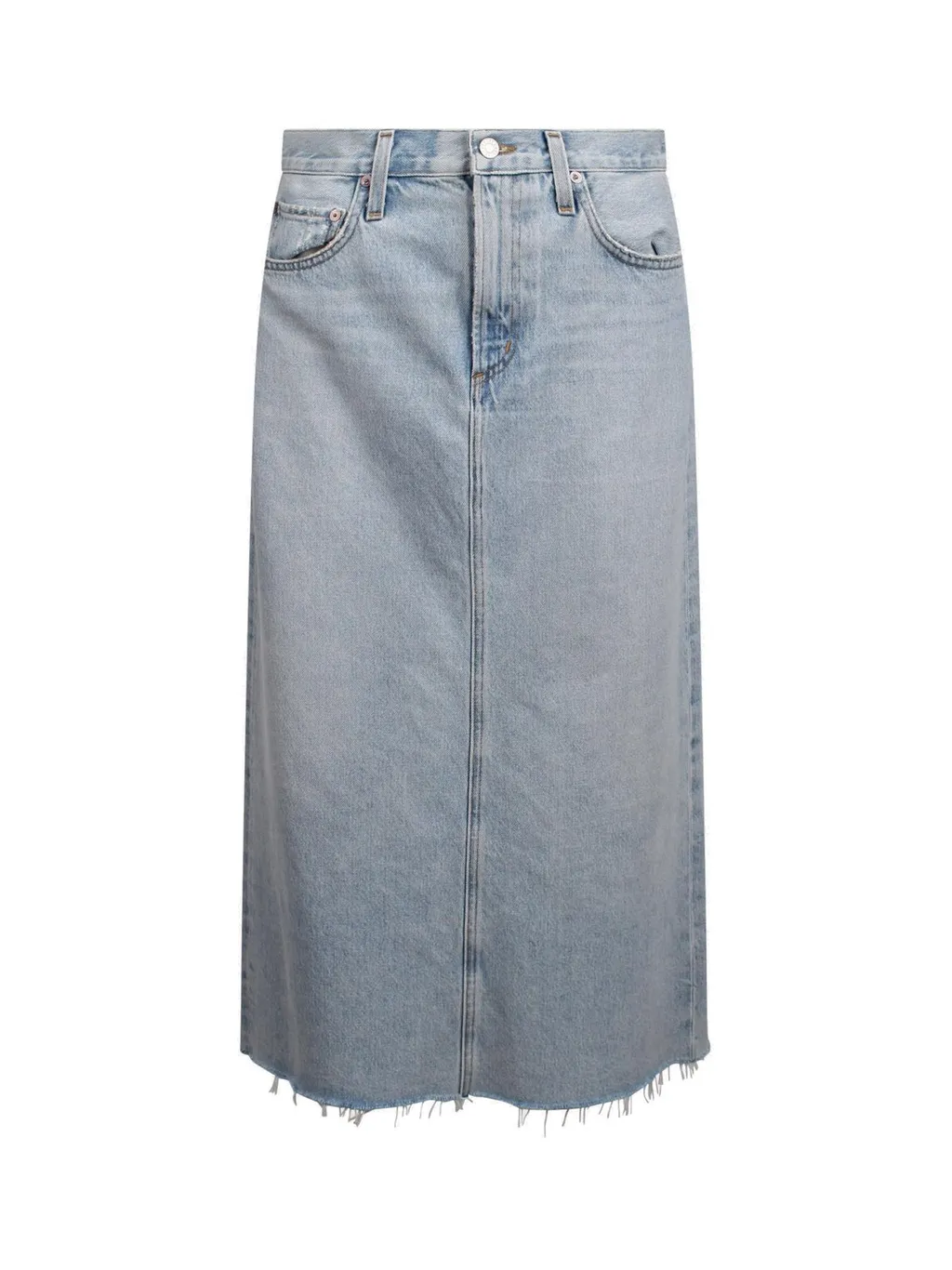 Della High-Rise Denim Skirt