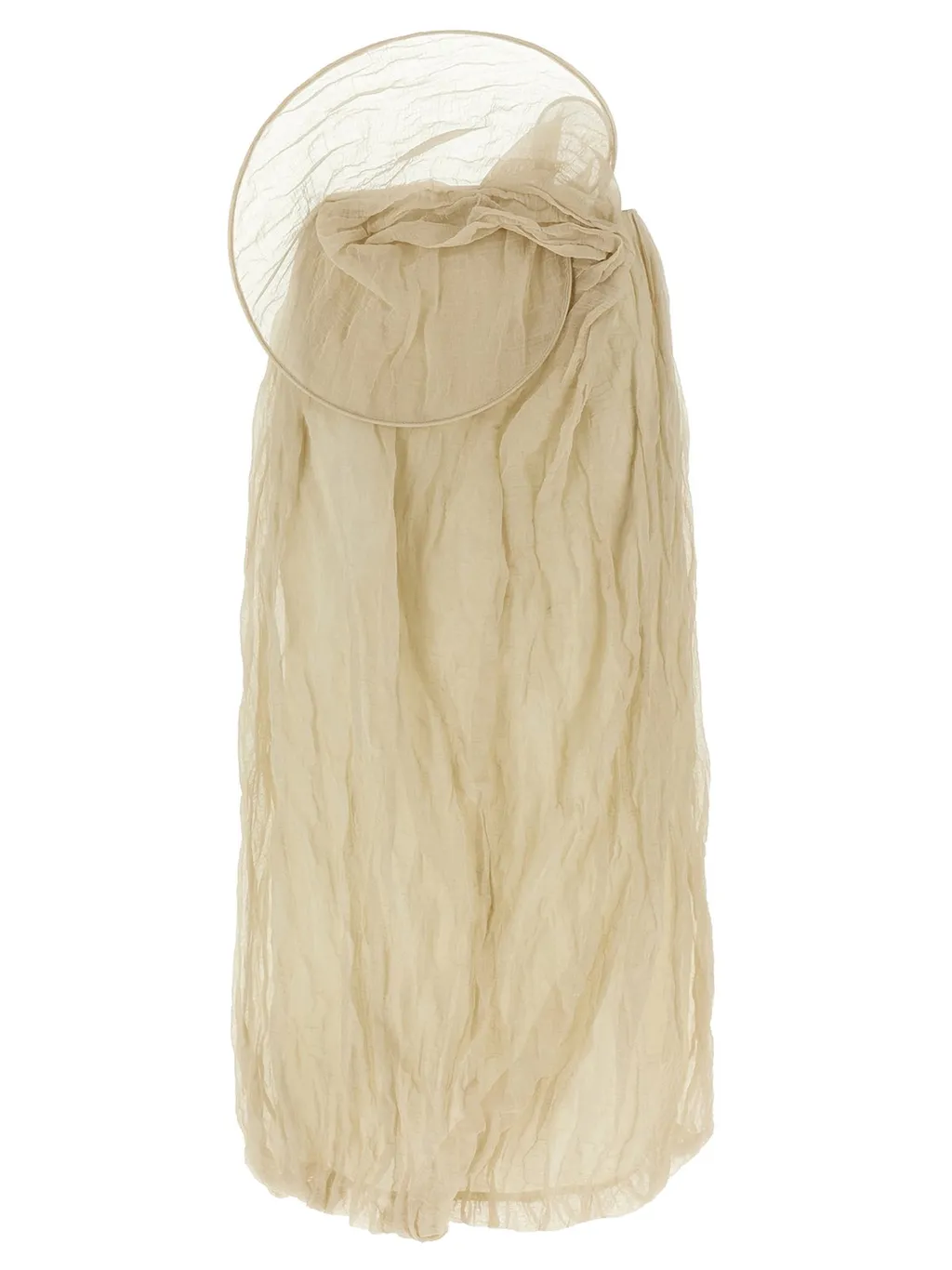 Balloon Shaped Midi Skirt