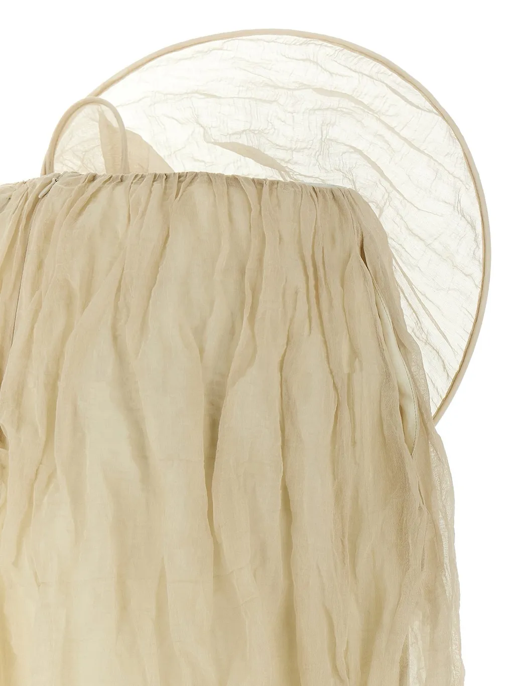 Balloon Shaped Midi Skirt