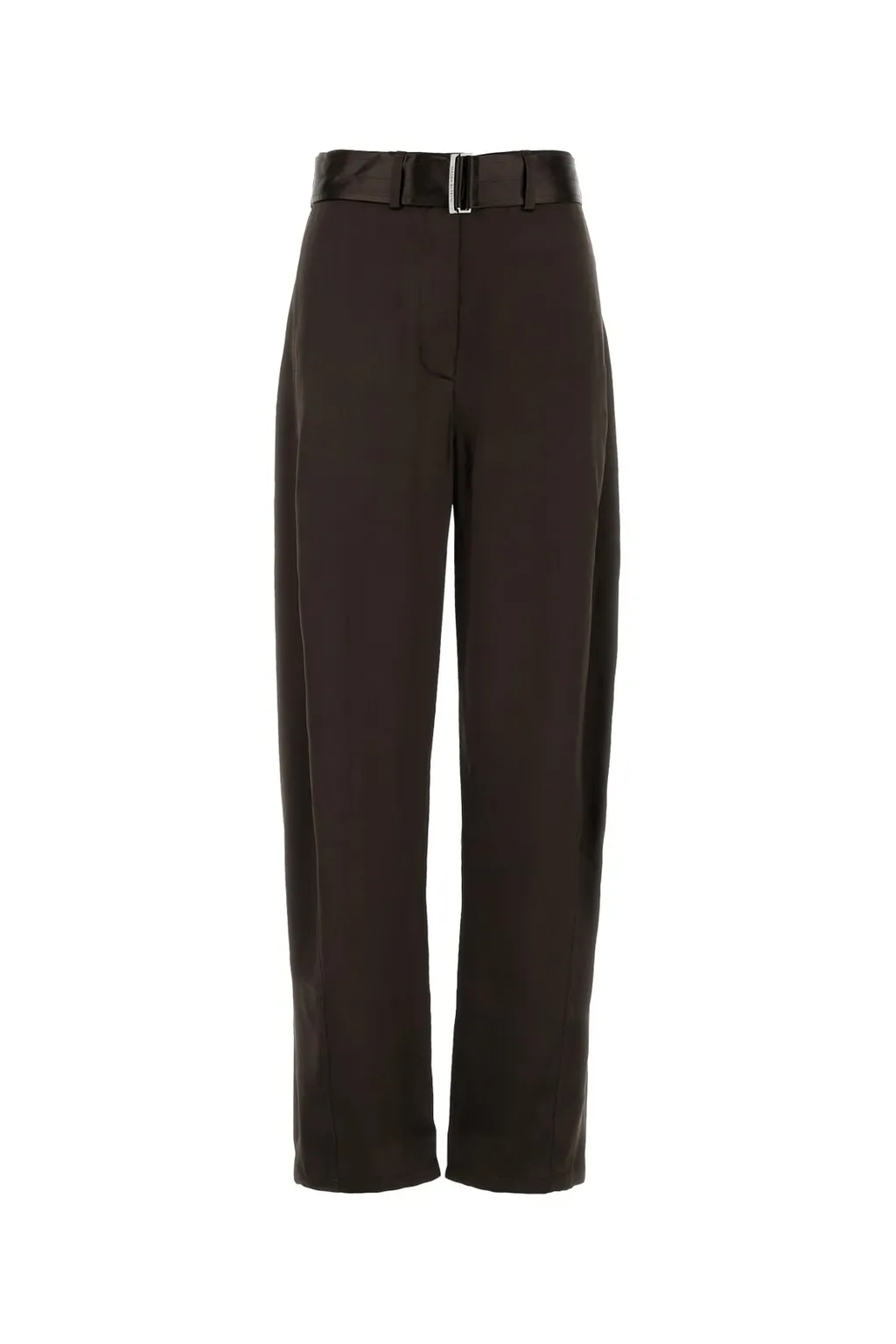 Belted Satin Trousers
