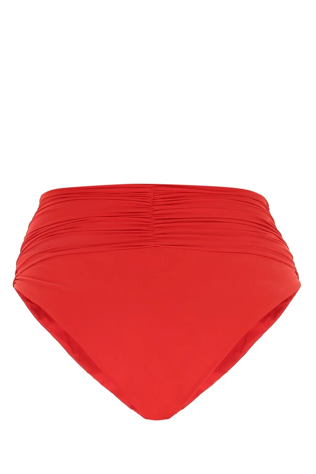 Rose Appliqué Ruched Bikini Bottoms