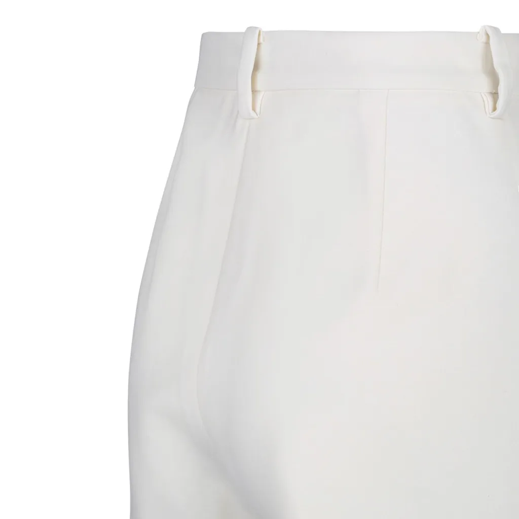 Pleated Straight-Leg Trousers