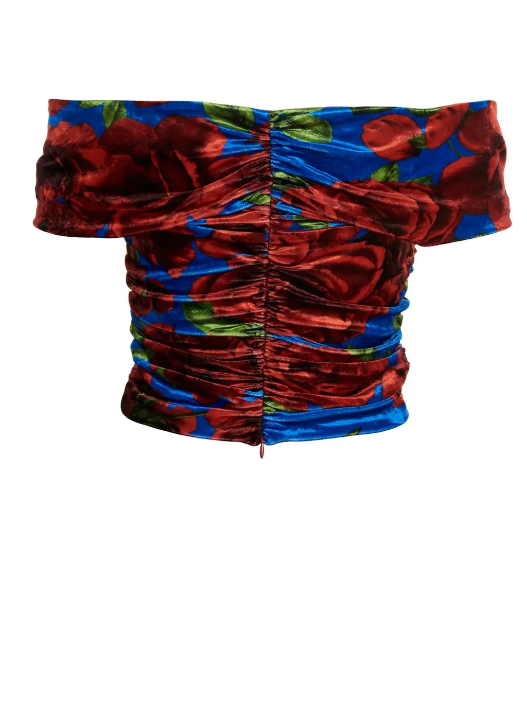 Velvet Cropped Top
