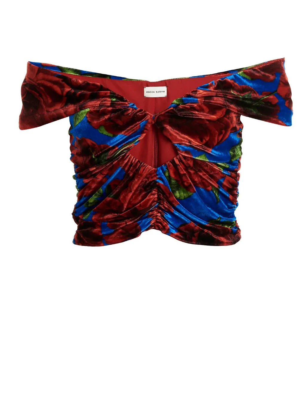 Velvet Cropped Top