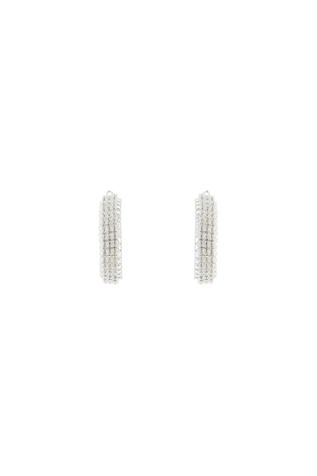 Chunky Embellished Hoop Earrings
