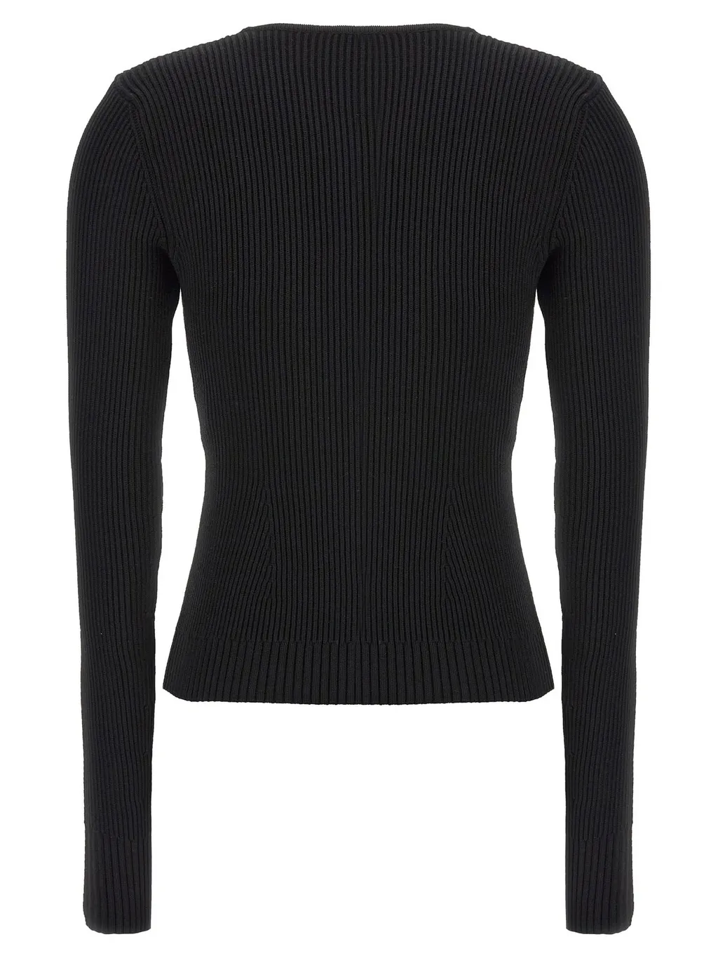 Sculpted Rib Knitted Top