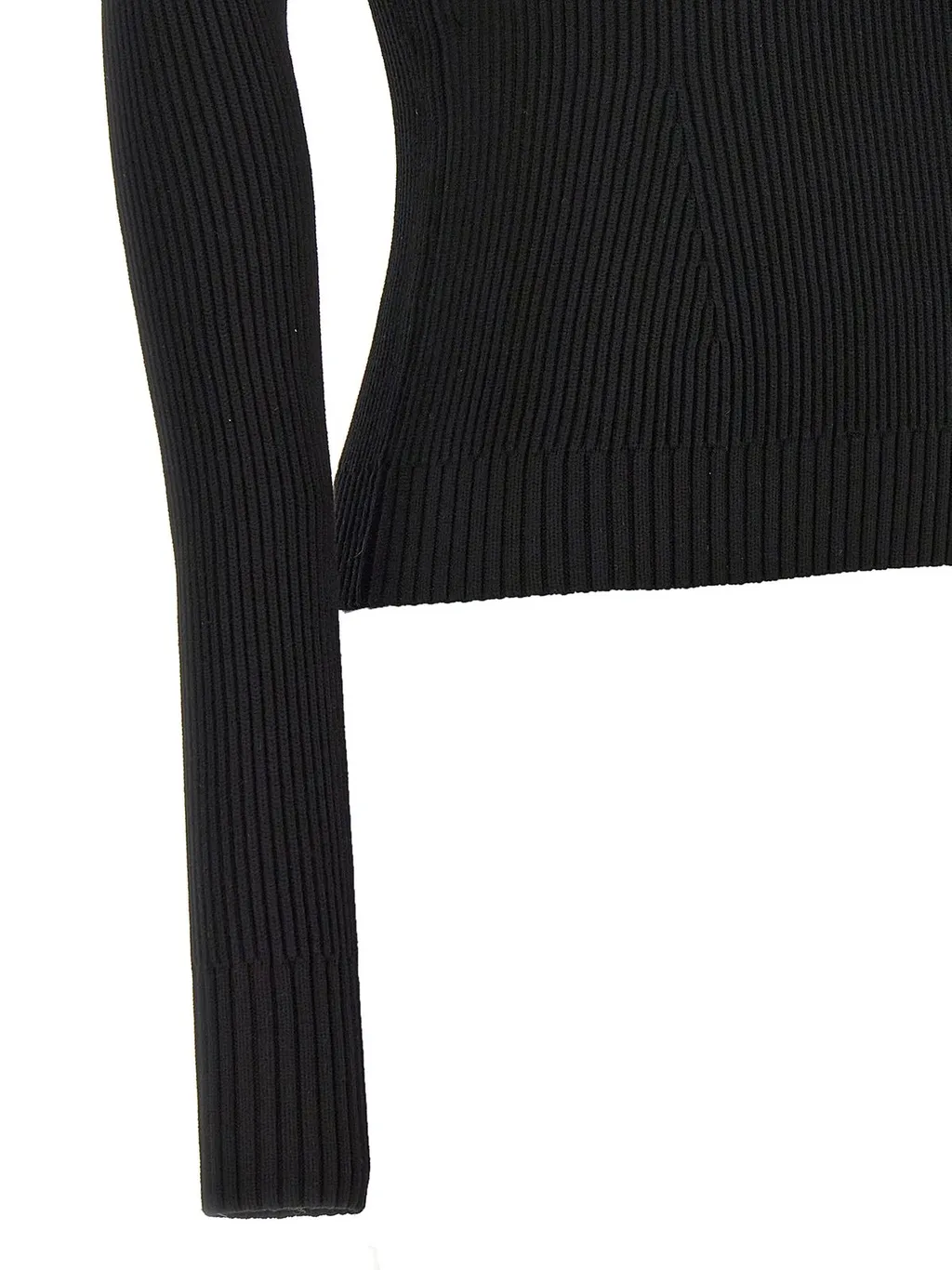 Sculpted Rib Knitted Top