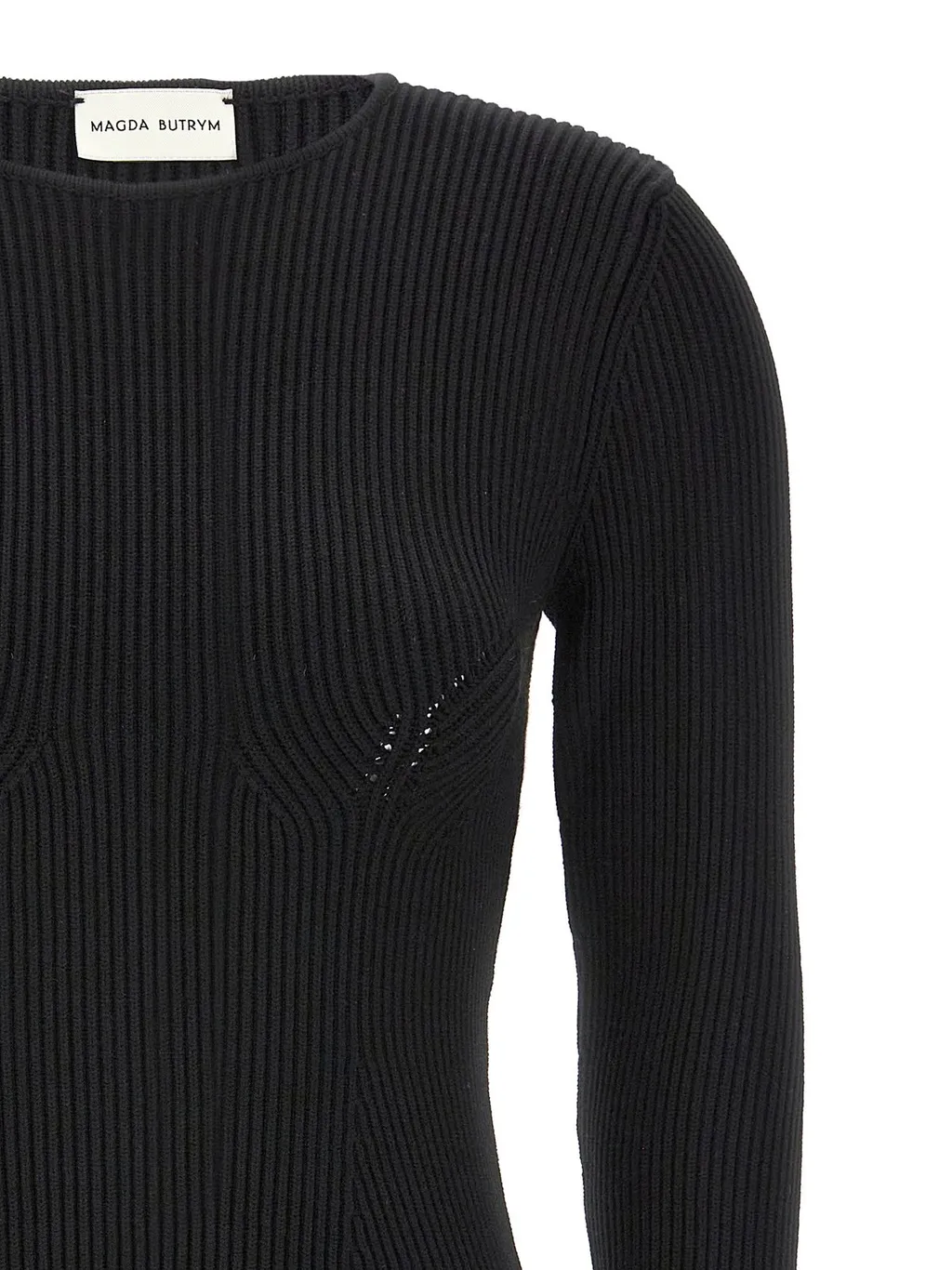 Sculpted Rib Knitted Top