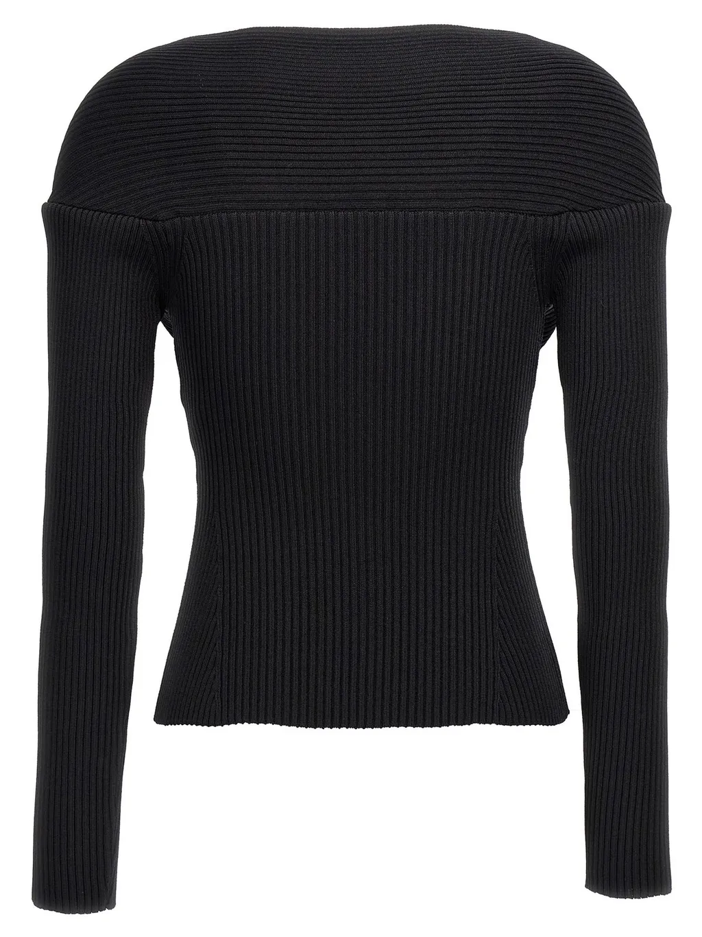 Rib-Knit Bustier Top