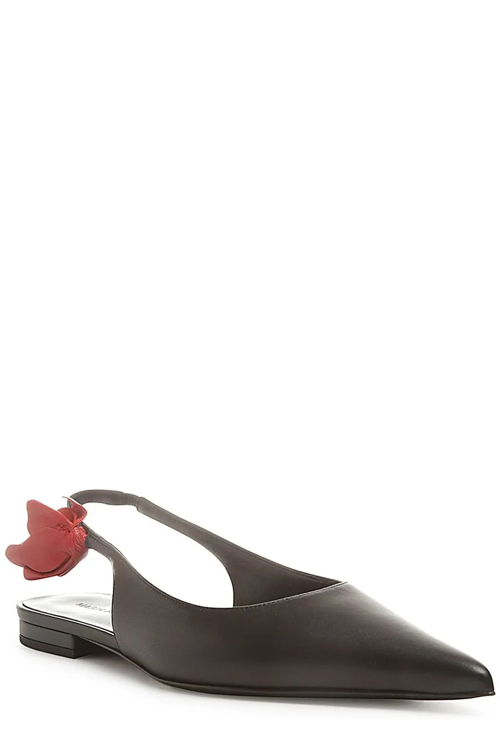Floral Detailed Slingback Flats