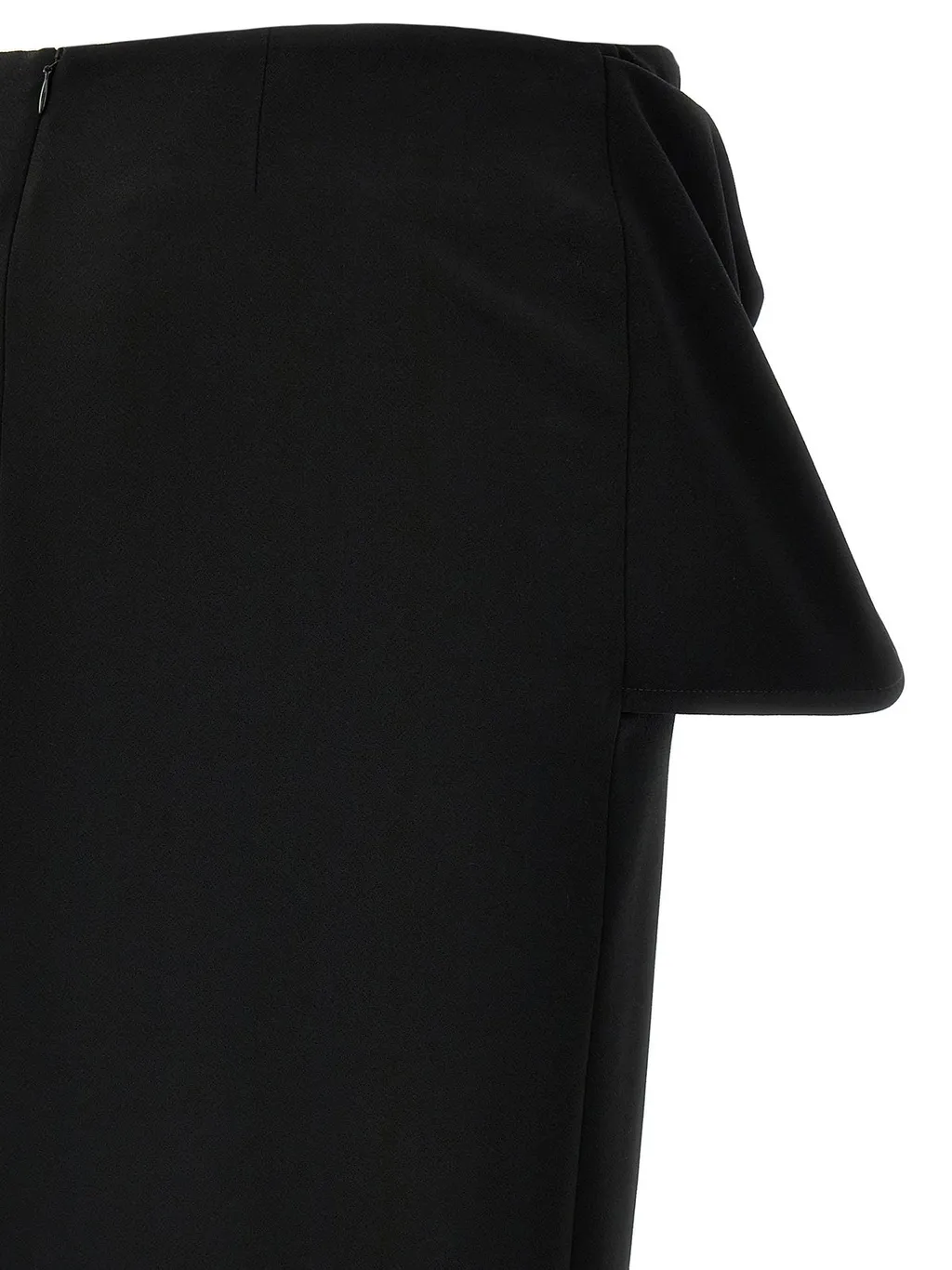 Floral Applique Midi Skirt