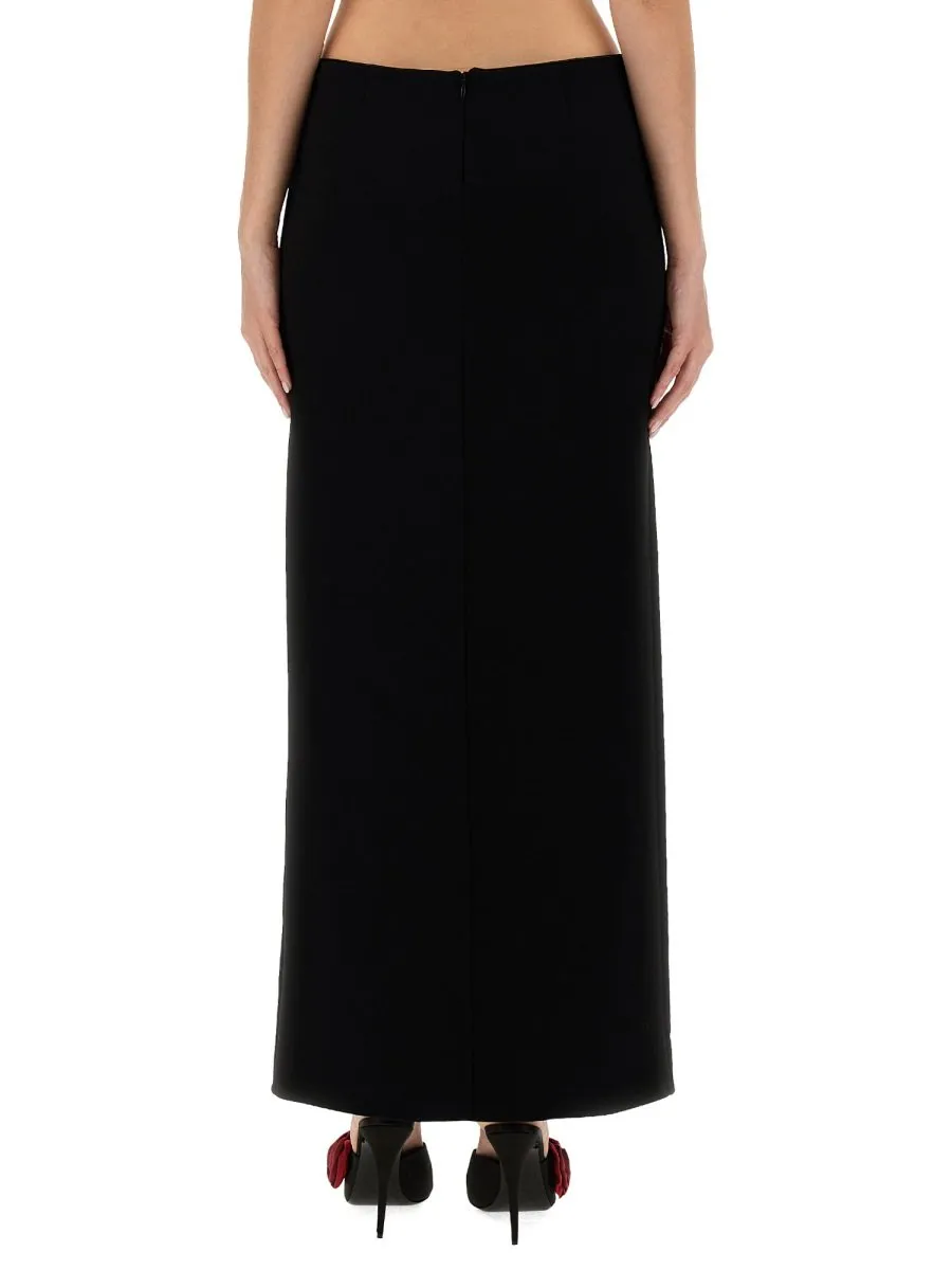 Side Slit Long Skirt